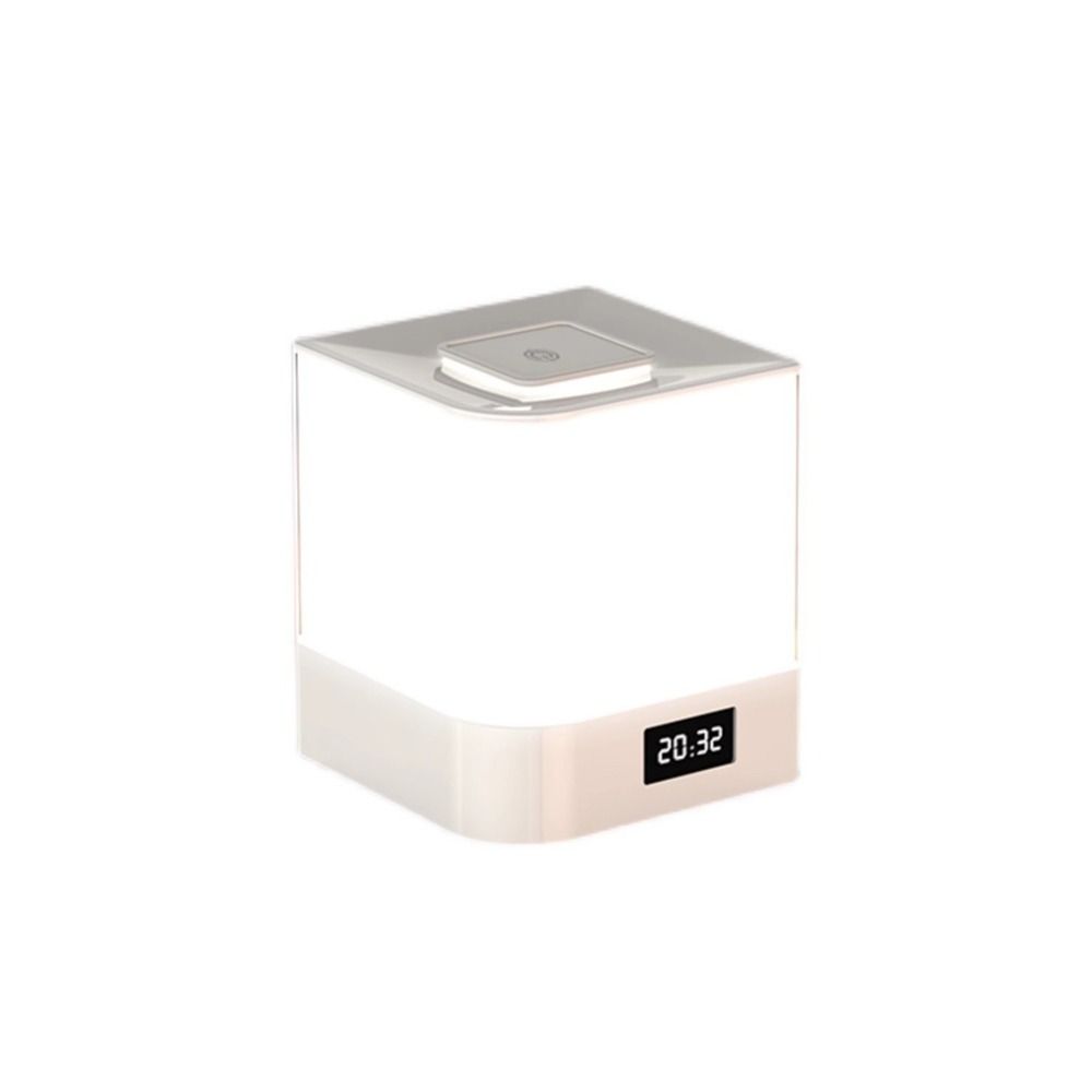 Time Display Night Light Dimmable Light Touch Sensor Bedside Light Rechargeable Energy Saving Nursery Light Bedroom Decor