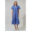 Summer New Vintage Irregular Striped Loose Knee-Length Dress