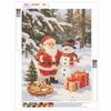 DIYDIY 5D Diamond Painting Kit Christmas Santa Snowman Full Drill Rhinestone Art Canvas Relaxing Creative Craft for Home Wall Decor Gift