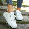 New Large-size Women's Flat Shoes with Round Toes and Casual Sneakers
