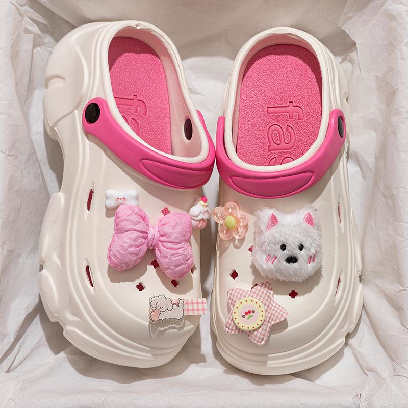 Dámské letní protiskluzové plážové sandály s platformou a otevřenou špičkou