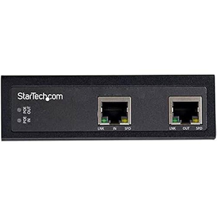 Gigabitový PoE opakovač - STARTECH.COM - 1 port - 60W - 100m - Průmyslový síťový zesilovač