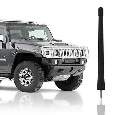 7 Black External Antenna Masts for Hummer H2 2003-2009 - Replacement Antennas for Cars, Trucks, and SUVs - Compatible with FM and AM Radios - Car & Tr