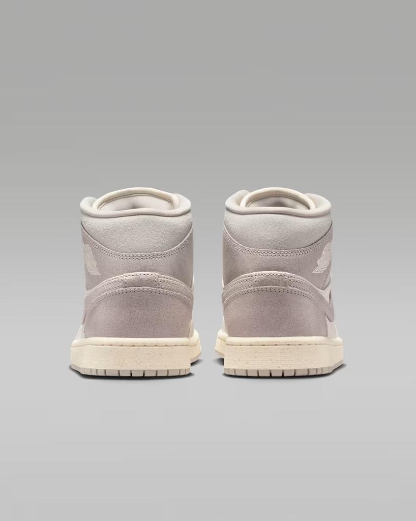 IB7010-001 Nike Air Jordan 1 Mid Light Iron Ore Enigma Stone (Women's)