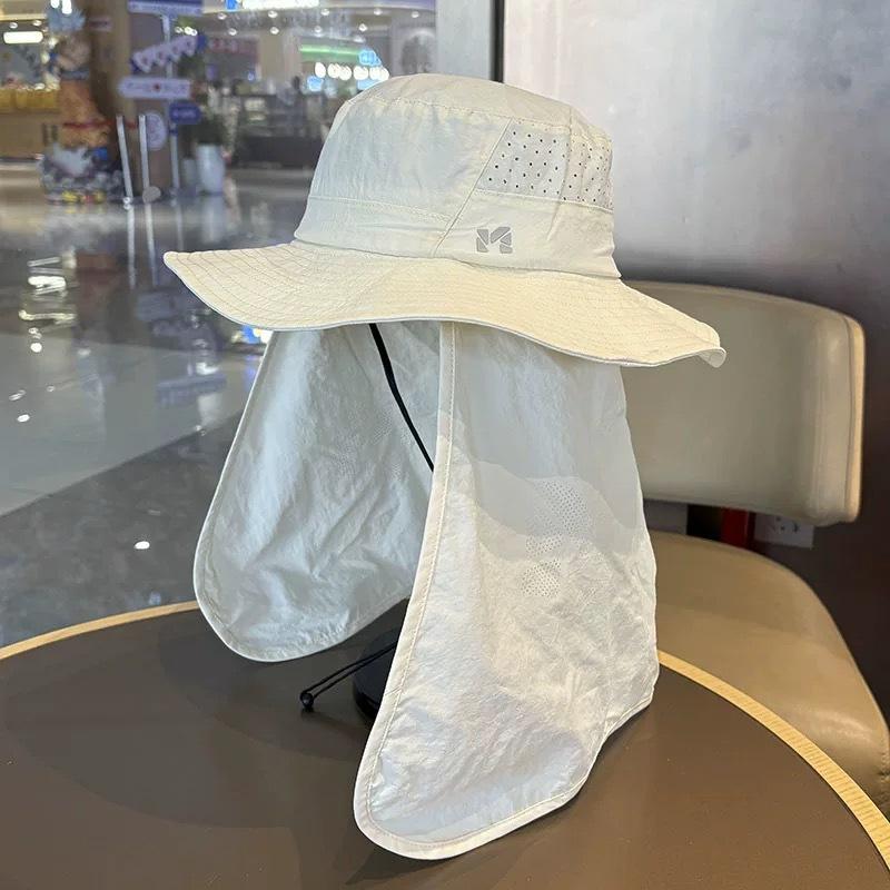 Outdoor Neck Protection Sun Protection Hat Mountaineering Hat Men and Women Summer Mountaineering Sun Protection Hat Trendy Riding Ultraviolet Sun Hat