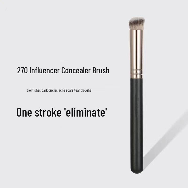 

Round 270 Concealer Brush, Precision 370 Under-Eye Brush, Soft 170 Streak-Free Foundation Brush for Makeup Artists
