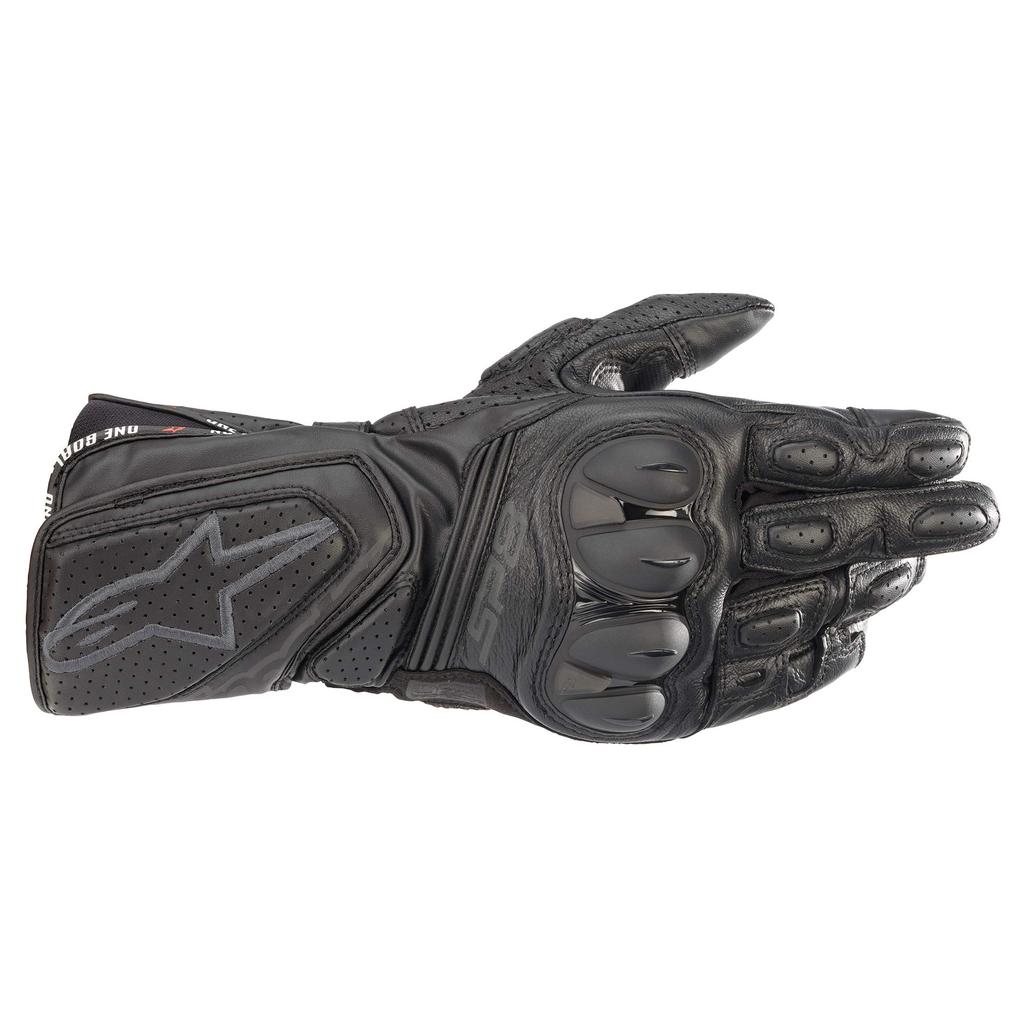Alpinestars V3 Leather Motorcycle Black 3558321 SP-8 Gloves, (Size M),