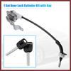 1 Set Front Left Side Door Lock Cylinder Cable with 2 Keys for Honda Civic 4-Door 2006 2007 2008 2009 2010 2011 72185-SNA-A01 Replace Parts