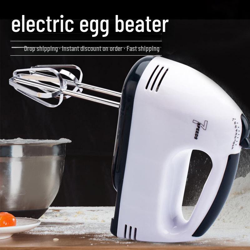 

Electric Egg Beater for Cream, Eggs & Dough - Kitchen Baking Mixer Tool