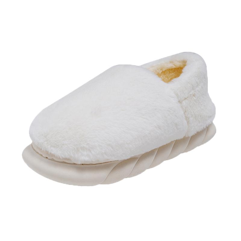 Mode 2024 Neue Damen Hausschuhe Lässige Mode Zuhause Einfarbige Hausschuhe Warm und Bequem