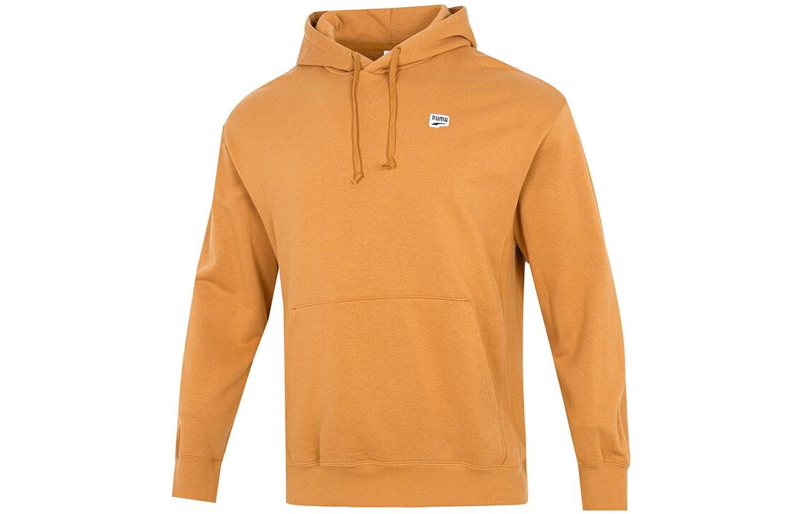 PUMA Sweatshirts Men s Yellow Hooded Moderate Regular 537750-74 M