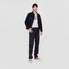 Lee Standard Version Polo Collar Knight Denim Jacket Men jackets Black LMT0065653YS00F898L00
