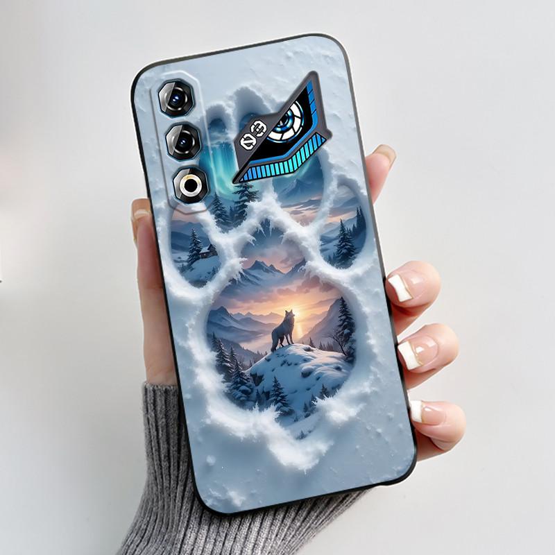 Für ZTE Nubia Neo 3 GT 5G Z2465N Hülle Süßes Kaninchen Schwarz Weiches TPU Silikon Stoßfeste Rückabdeckung Für ZTE Nubia NEO3 GT 5G Hülle