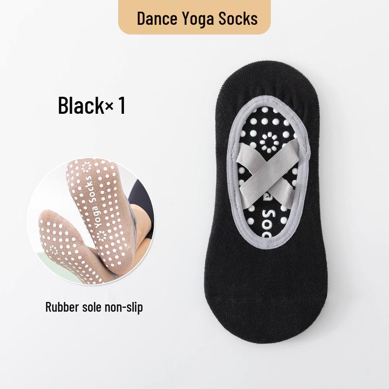 Non-Slip Cross Strap Yoga & Pilates Socks for Indoor Fitness