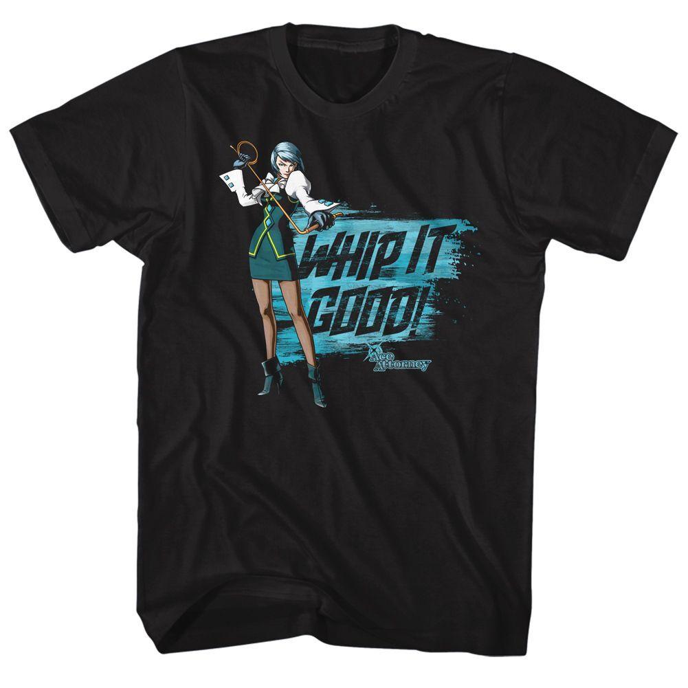 Ace Attorney Whip It Short Sleeve Adult T-shirt XXL