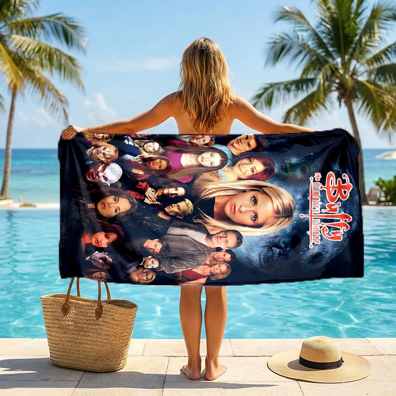 Buffy Fashion Beach Towel: Ideal for Summer Adventures Soft, absorbent and quick drying suitable for swimming and bathing