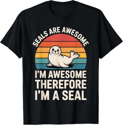 Lustiges Seehundkostüm für Männer Frauen Kinder Seelöwe Seehundliebhaber Geschenk Unisex T-Shirt