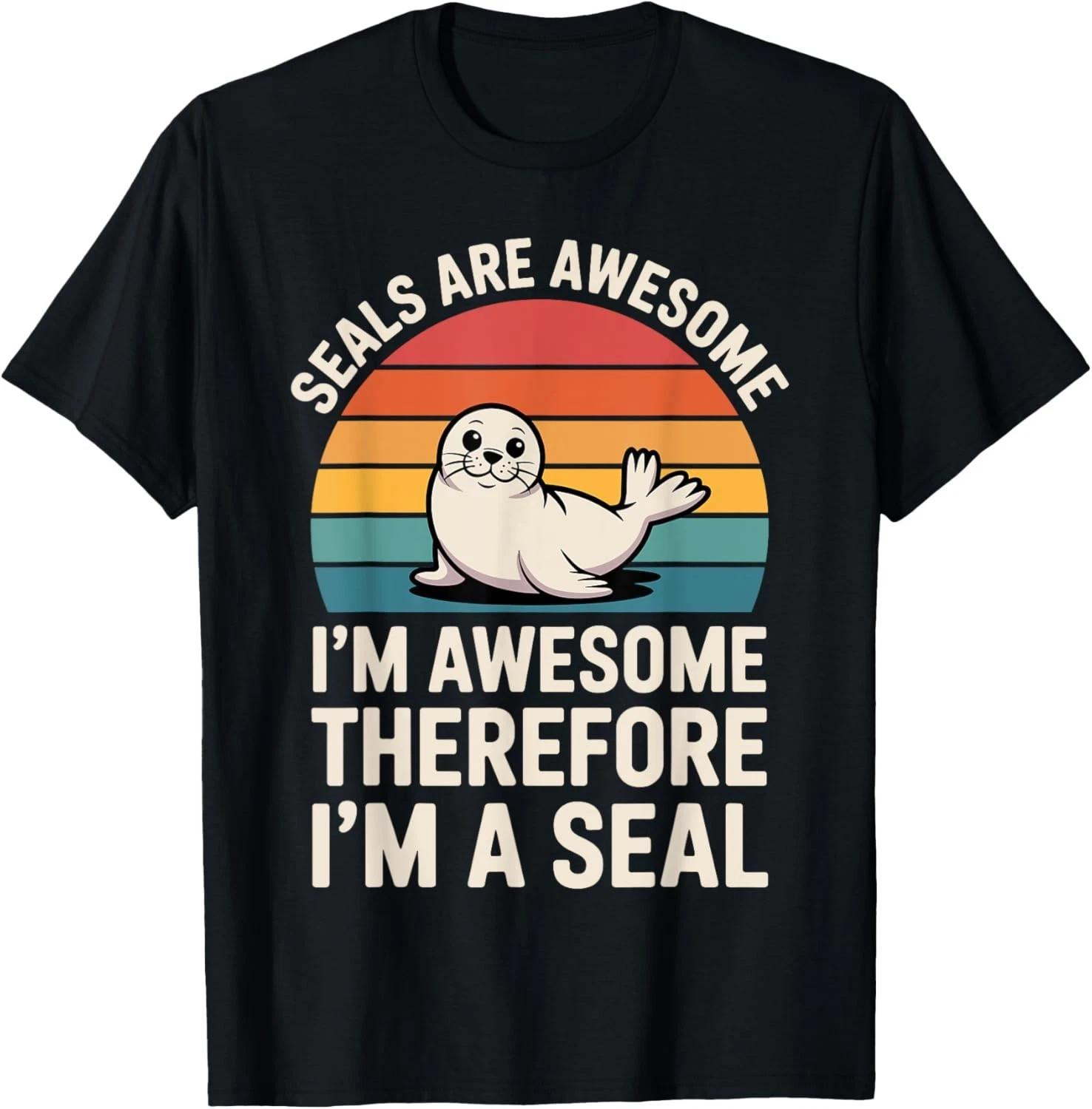 Funny Seal Costume for Men Women Kids Sea Lion Seal Lover Gift Unisex T-Shirt S