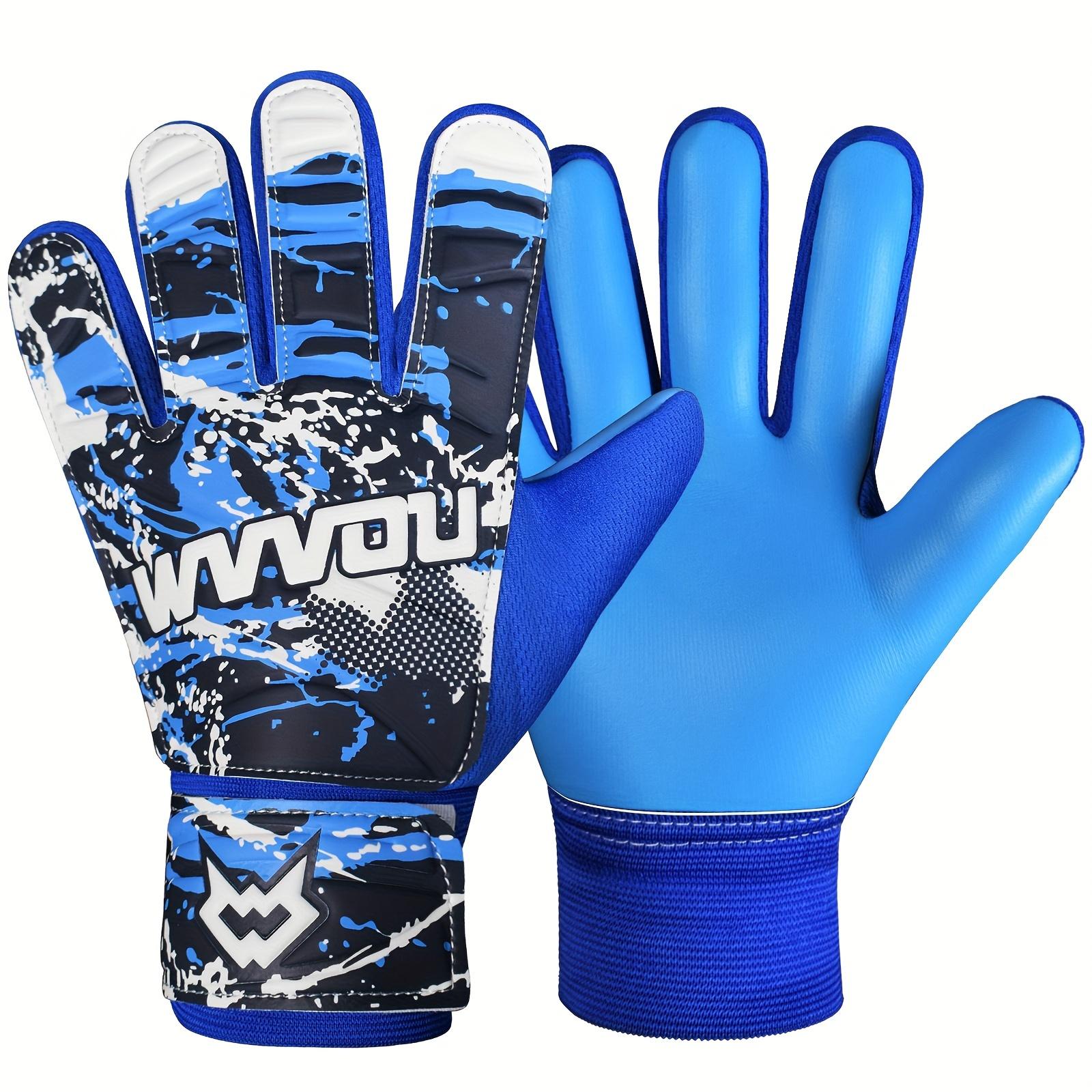 

Goal keeper gloves without finger protection, goalkeeper gloves with colorful style, football gloves with strong grip and no sli 10