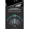 Upgraded 120W PD+USB Quick Charger with 2 Retractable Cable Fast Charging Car Phone Charge W/ Ambient Light 4 In 1 Power Adapter