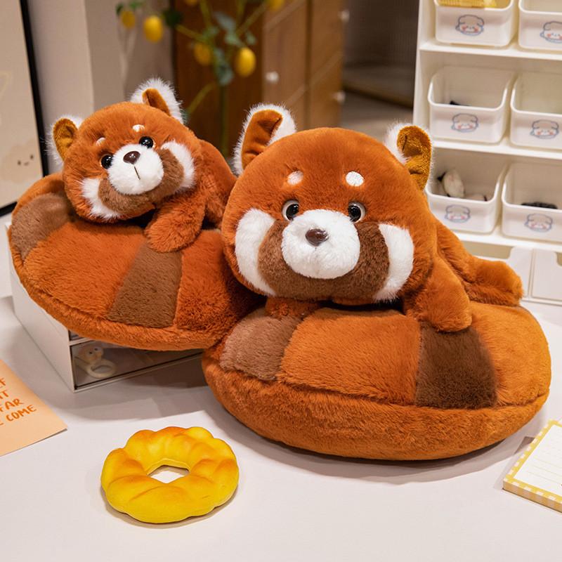Doughnut Lesser Panda Plush Toys Cartoon Stuffed Doll Room Decorations Kid Gift