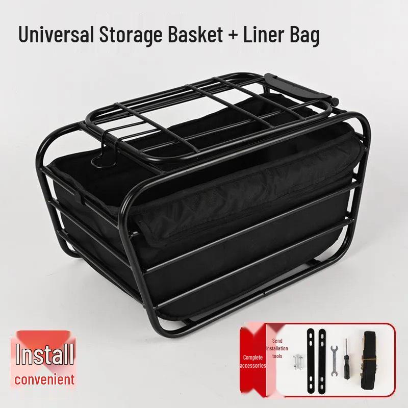 Extra Large Dog Carrier Rear Bike Basket for Single Pet