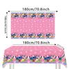 Party Stitch Tablecloth With Waterresistant Material For Kids Birthday Decor