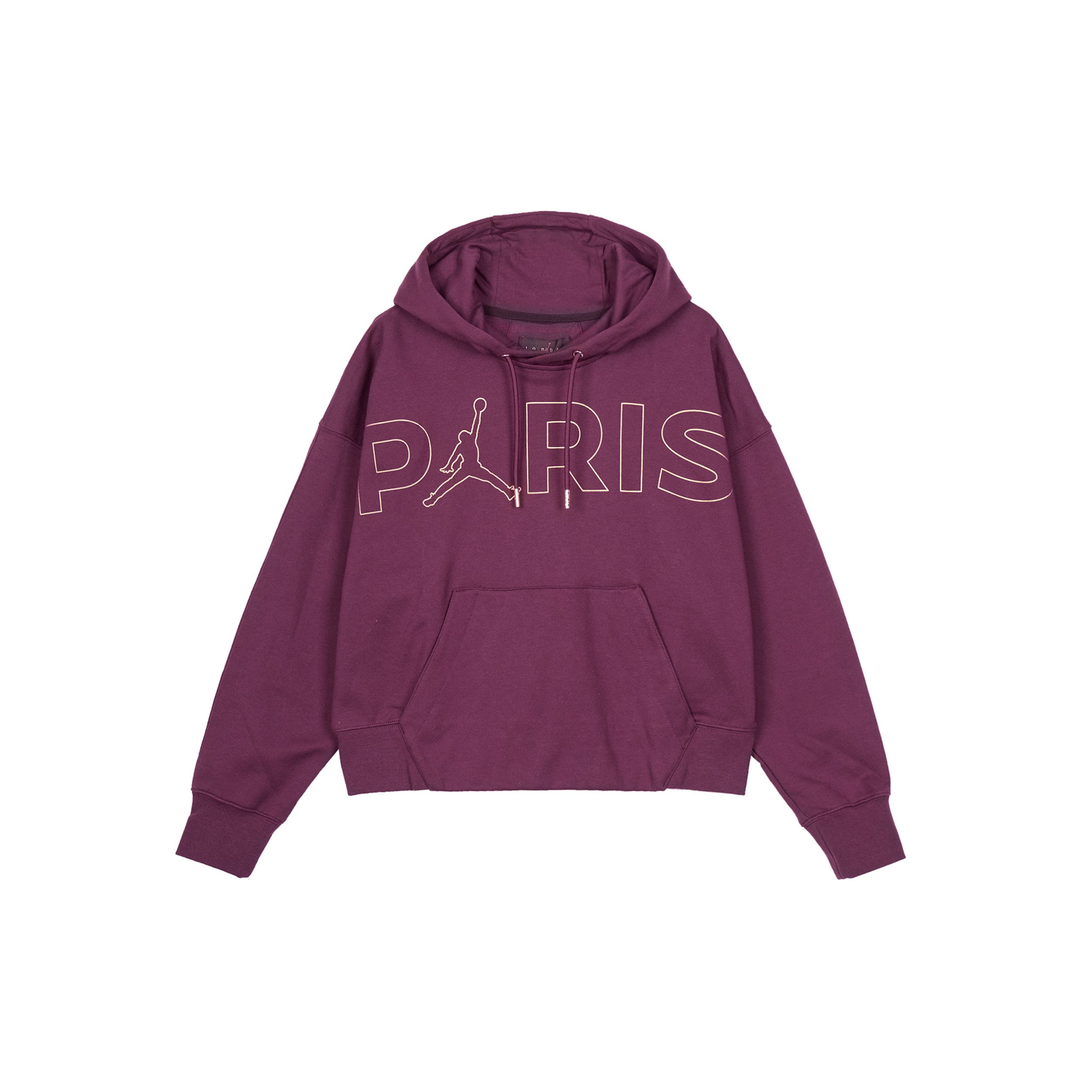 

Jordan Paris Saint-Germain Football Повседневный пуловер с капюшоном на флисовой подкладке с принтом Женские топы Бордовый CW3926-610 XXL