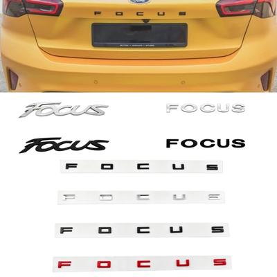For Focus MK2 MK3 MK4 Vehicle Rear Decal ABS Car Sticker Trunk Font Emblem Badge Accessories