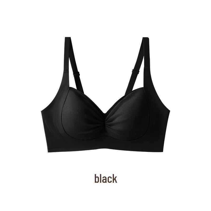 Sexy Lace Wireless Push-Up Bra for Small Bust – Skin Tone, Comfortable, Anti-Sagging Design