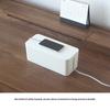 Cable Storage Box with Cover Cable Organizing Box Cord Management Container Office Essential Suitable for Office Home