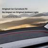Dashboard Light Shielding Mat For Tesla Model Y Juniper 2026 2025 Dashboard Cover Pad Suede Sunshade Protector Car Accessories