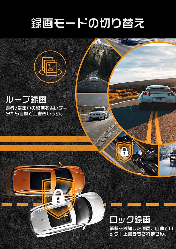 OKYES Latest Front and Rear Dual Dash Cam with 4K Front and Rear Smartphone Power Easy Image Adjustable High Temperature LED Signal Compatible with