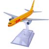 16cm B757 Simulation DHL Airways 1/400 Scale Metal Alloy Airplane Model With Aircraft Base Aviation Plane Model Room Ornament