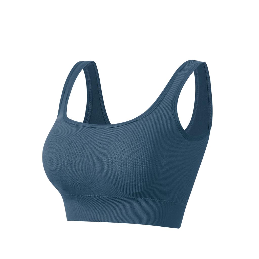 Velké velikosti Push-up bez drátěného dámského spodního prádla Pevná ramenní ramínka Sportovní jóga Nárazuvzdorná podprsenka Pohodlná spodní vesta