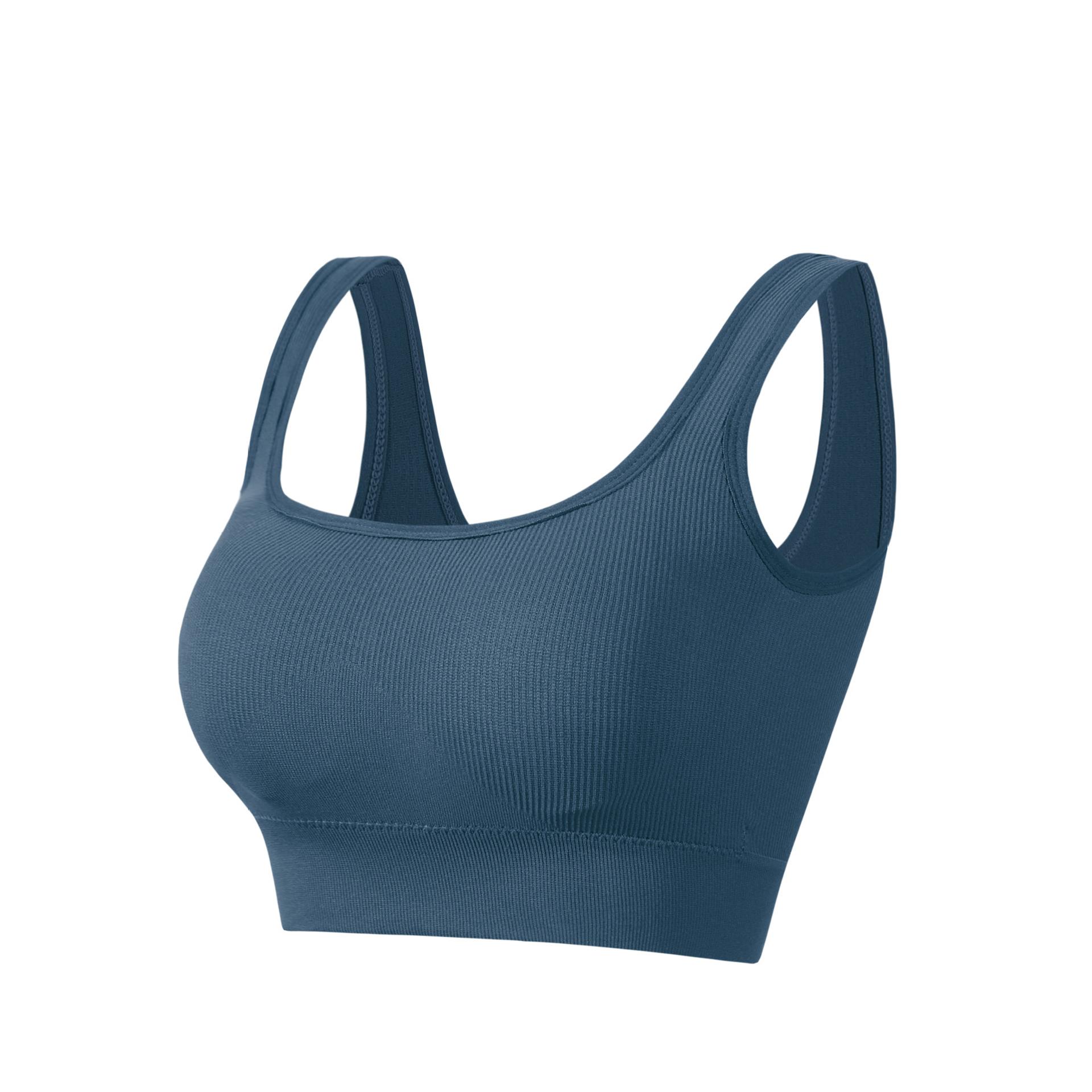 

Спортивные бюстгальтеры, укороченный топ, фитнес-зал, бег, спортивная одежда, женское нижнее белье, бюстгальтер с эффектом пуш-ап, большие размеры, бюстгальтер для йоги с U-образной спинкой, бретелька 2XL синий