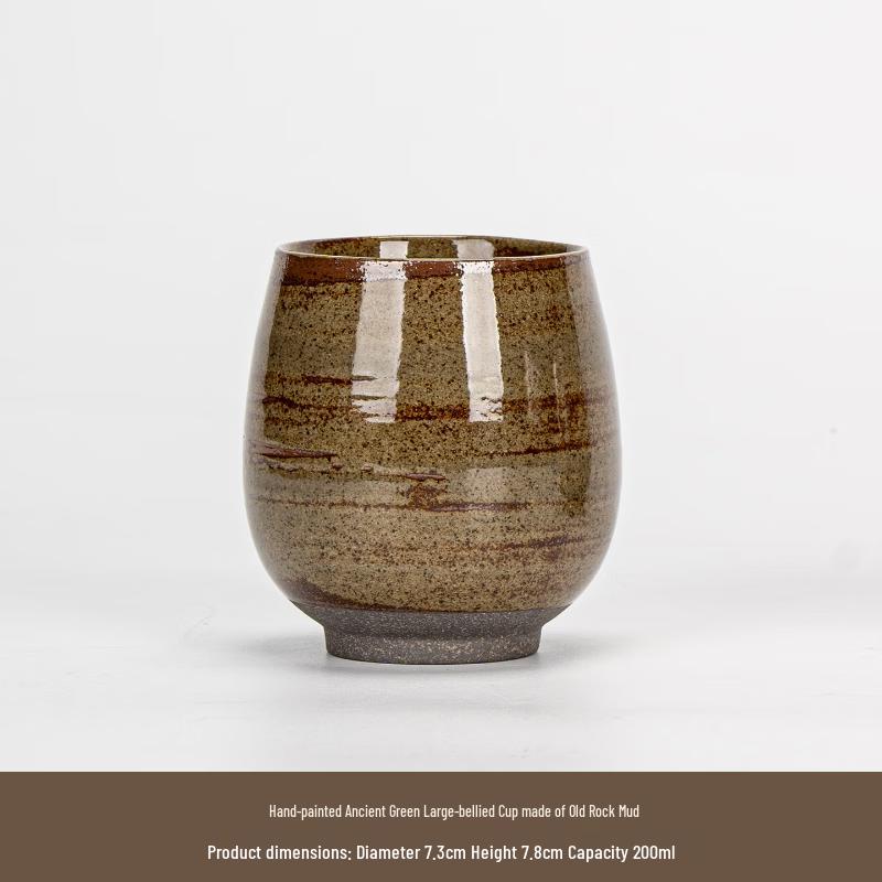 Cha Xun Vintage Hand-Painted Glaze Teacup