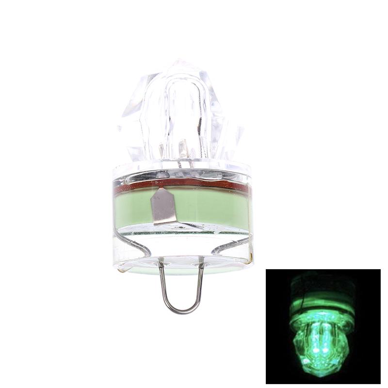 Lámpara de pesca LED subacuática con forma de diamante, linterna para atraer calamares, señuelo de pesca, aparejos y herramientas de pesca.