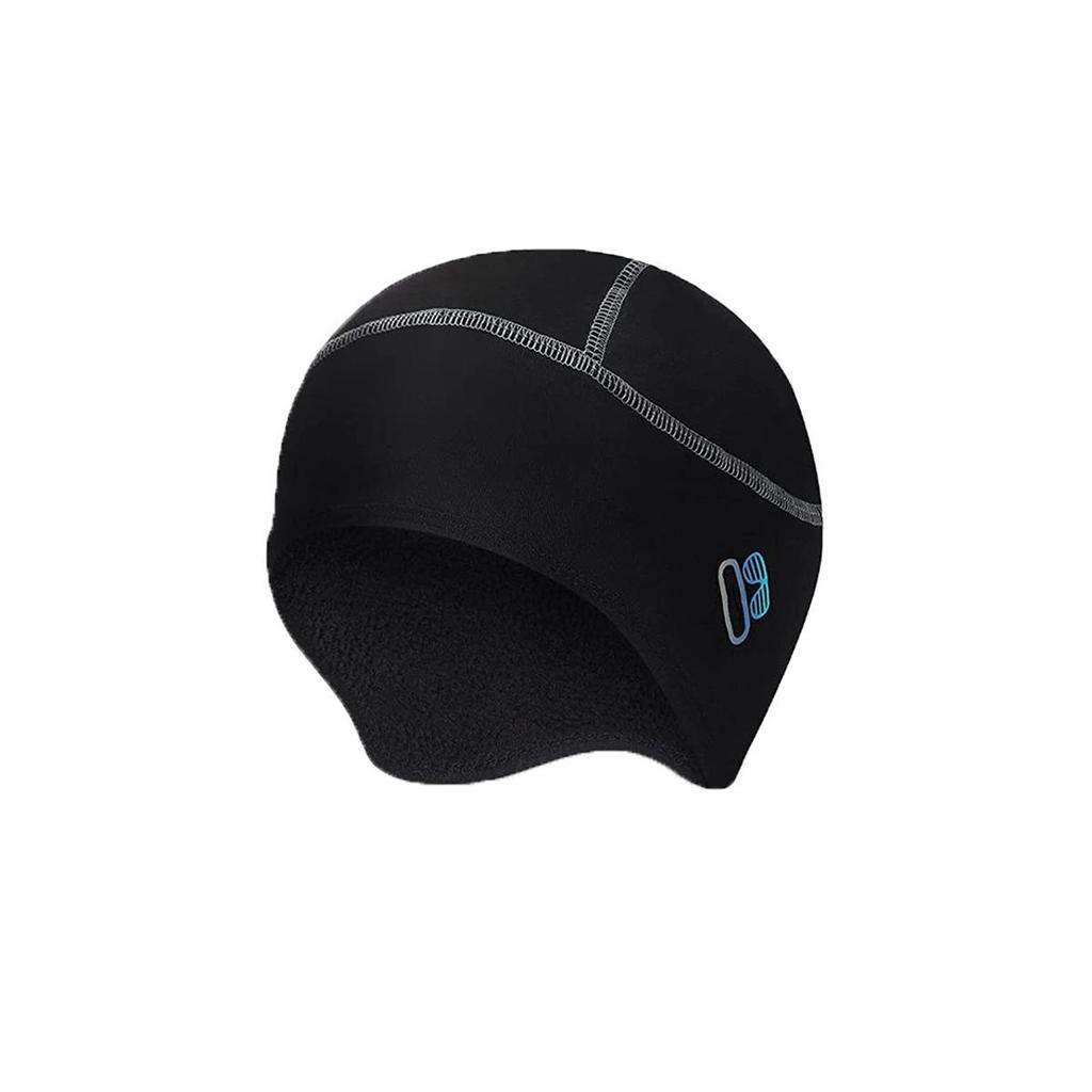 Warm Fleece Balaclava with Outdoor Glasses - Winter Cycling Helmet Liner, Cold-Proof and Ear-Warming Hat