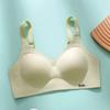 Simple smooth and seamless underwear, small breasts gathered and supported to prevent sagging, no steel ring, jelly strip soft support bra cover