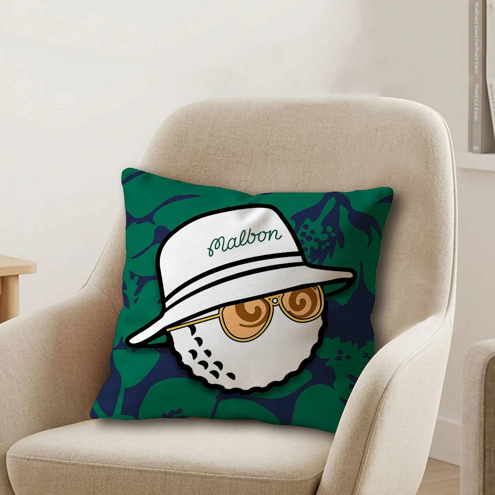 Fashion G-Golf brand M-Malbon Personalized Pillow Dust Cover Bedroom Kids Party Decoration Pillowcase Birthday Children Gift