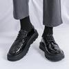 Men's New Style Formal Brogue Leather Shoes - Large Size Casual Wedding Groom Shoes