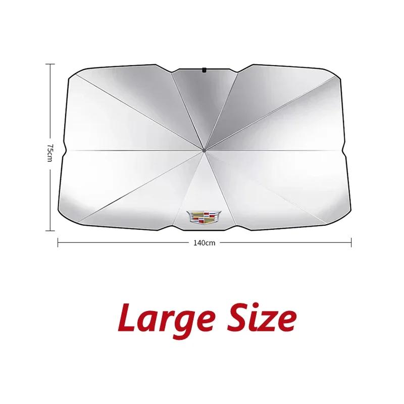 Car Interior Sunshade Umbrella Front Windshield Protection Cover for Cadillac ATS CTS SRX Escalade BLS XT5 Deville XTS DTS XT4