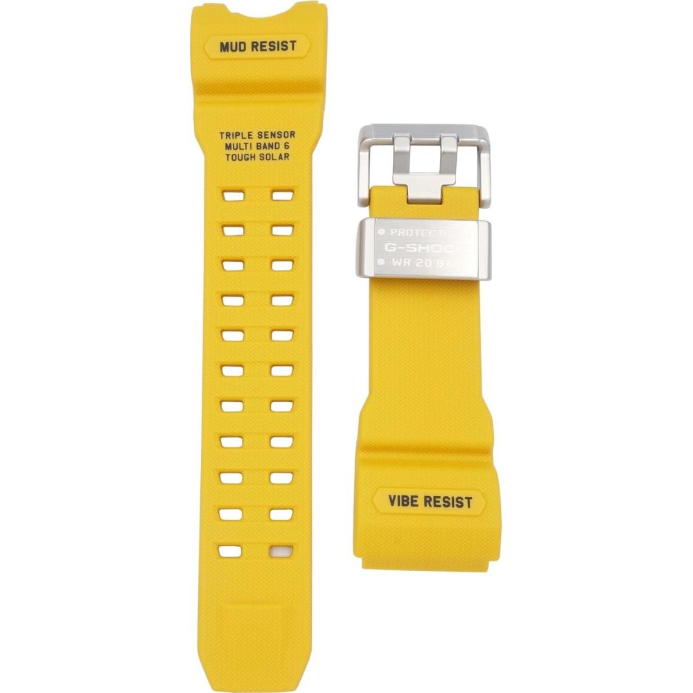 Casio Gwg 1000 Желтый Ремешок Оригинальная Замена Ремешка Часы