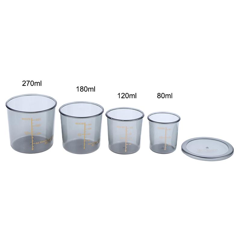 Fishing Bait Measuring Cup With Graduations, High Transparency, Shockproof, Thickened, Portable Fishing Tackle
