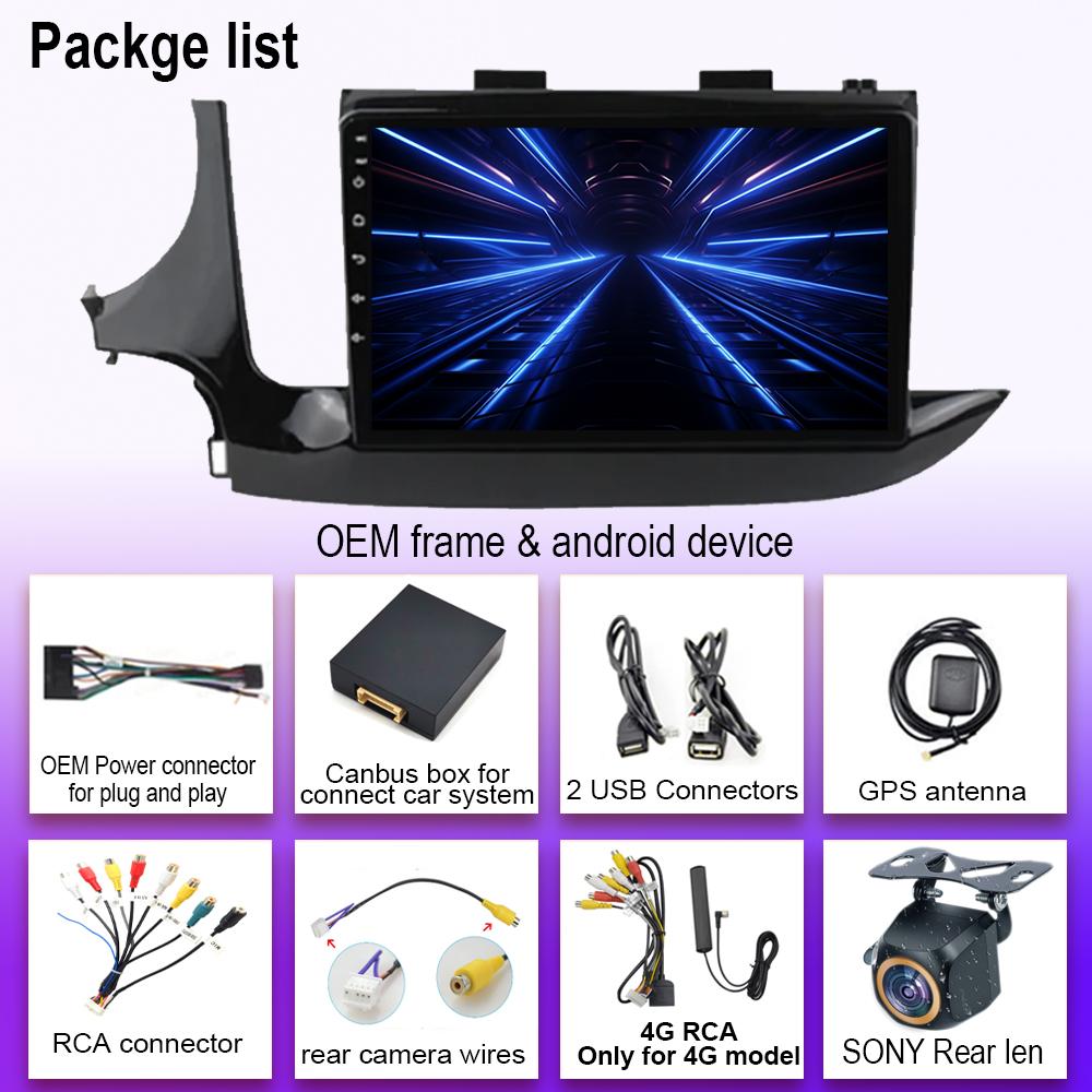 Android 14 Radio For Buick Encore Opel Mokka X Vauxhall 2016-2018 Carplay GPS Navigation Multimedia Video Player Stereo No 2din