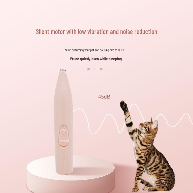 Electric Pet Paw Hair Trimmer for Cats and Dogs