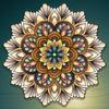 Full Round Drill Diamond Painting &quot;Religious Mandala&quot; DIY Picture of Rhinestone 5D Diamond Embroidery Cross Stitch Decor