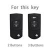 2/3 Buttons TPU Shell Fob Holder For Mazda Demio 2 3 5 6 M3 M5 M6 CX-5 CX7 CX9 RX8 MX5 MPV Car Key Case Cover Keyless
