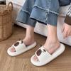 Cute slippers new summer indoor home bathroom non-slip deodorant eva thick bottom sandals outside wear